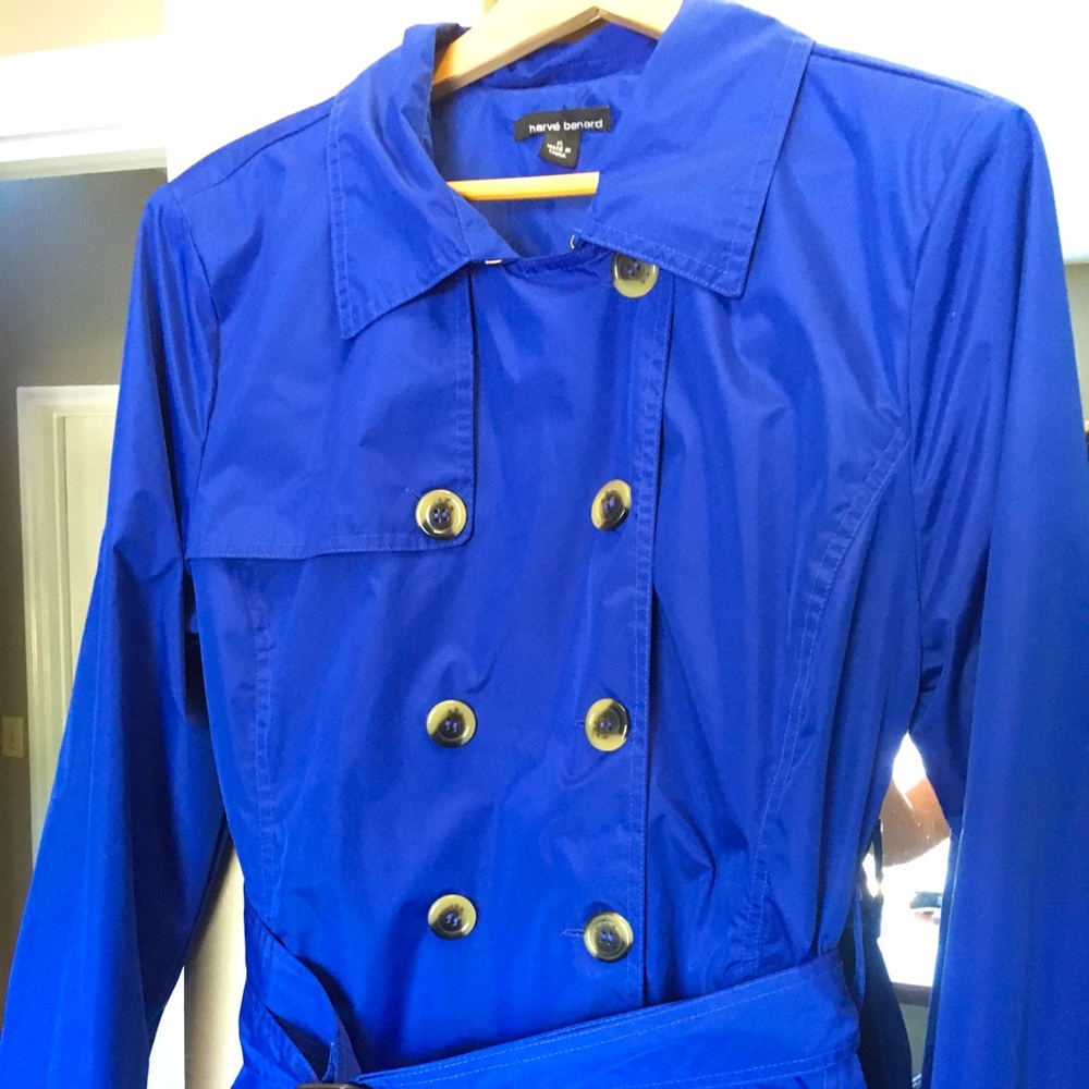 Royal Blue Trench Coat